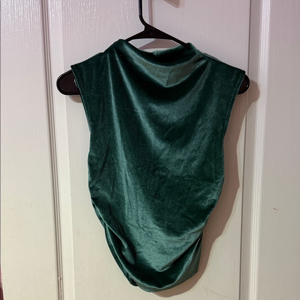 Velvet Sleeveless Top